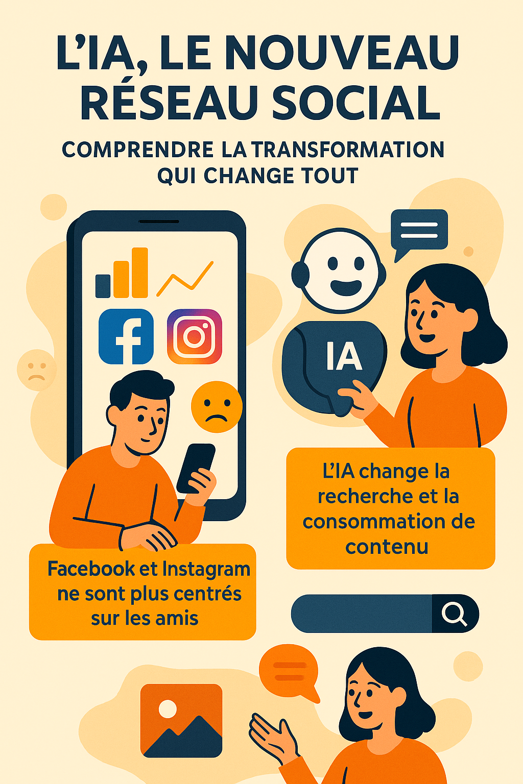 L’IA nouveau réseau social